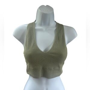 Garage crop top tank top
